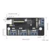 Acinkeety for RaspberryPi CM4 Expansion Board PCIe to PCIE to Four-Way SATA3.0 Card 6Gbps High-Speed Adapter Card Expansion Board view 3