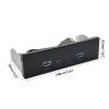 Acinkeety USB3.2 Front Panel Hub Two External Usb3.0 Port Sturdy Construction Compatible for Windows10/8/7 System 80cm Cable Expansion Board view 3