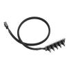 5 Port Fan Hub, 1 Female to 5 Male 4 Pin PWM CPU Cooling Fan Splitter Hub Adapter Cable with Strong Adhesive Tape for CPU Fan, Case Fan Support Five Fans view 1
