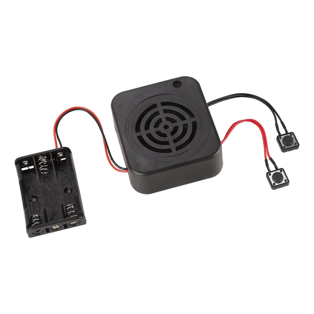 3W DIY Voice Recording Box, Support 2/4 Minutes Ultra-Long Recording 2 Control Buttons Recording Box for Recording Toys, Gift Boxes, Confession Artifacts, Advertising(4 Minutes)