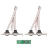 Acinkeety M.2 M-Key to 4 X RS232 COMM Serial Port M-Key Adapter DB9 Expansion Card 4 Port Rs232 Serial