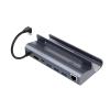 Acinkeety for Docking Station Stand 6-in-1 Hub Base Type-C to RJ45 Ethernet 4K60HZ USB3.0 Game Console Holder Docking Station Stand view 1
