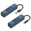 Acinkeety USB Splitter Expander Including 1x USB3.0 &3X USB2.0 Interfaces for Laptop PC Computer USB Hub Multi-Interface Expansion Keyborads view 2