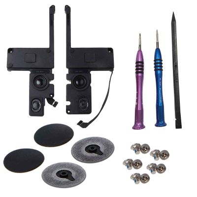 1Pair Left Right Speaker Screws Foot Pads Set for 15" A1398 Internal Speakers 2012-2015 MC975 MC976 ME664 ME665 A1398 Left +Right Speakers Back Cover Screw+ Feet Foot Rubber Pad Kit for Book