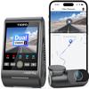 Bundle: VIOFO A229 Plus 2CH + 256GB SDCard VIOFO A229 Plus Dash Cam with Dual STARVIS 2 Sensors, 2 Channel HDR, 1440P+1440P Front and Rear, Voice Control Car Dash Camera, 5GHz Wi-Fi, Ultra-Preci view 2