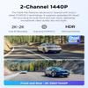 Bundle: VIOFO A229 Plus 2CH + 256GB SDCard VIOFO A229 Plus Dash Cam with Dual STARVIS 2 Sensors, 2 Channel HDR, 1440P+1440P Front and Rear, Voice Control Car Dash Camera, 5GHz Wi-Fi, Ultra-Preci view 3