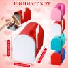 Hicarer 8 Pcs 5'' x 3'' Valentine Tinplate Mailbox Toy Small Decorative Mailbox Mini Tin Postbox DIY Crafts for Valentine Party Favor Greeting Cards Exchange Gifts Classroom Prize Supply view 3