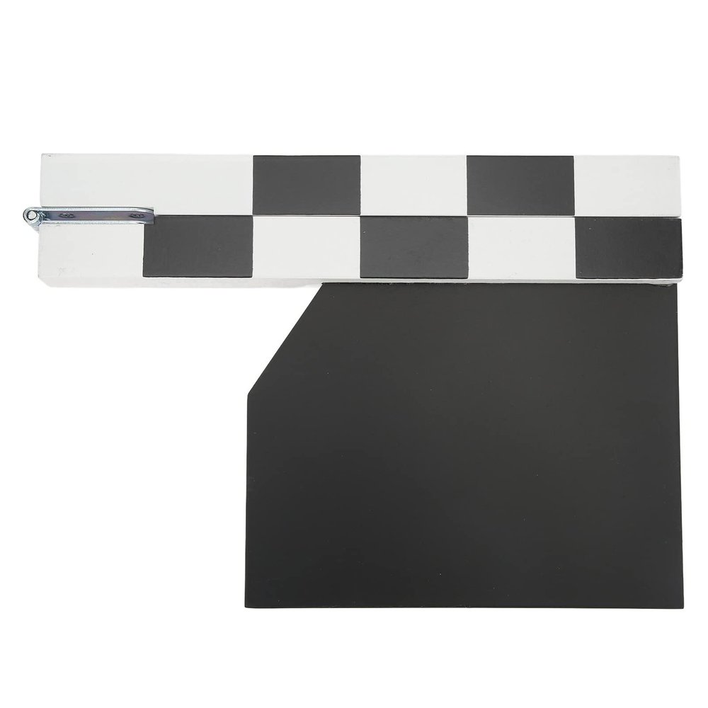 Professional Film Director Board for Filmmaking and Photography, Professional Movie Scene Clapboard Premium Density Board Movie Scene Clapboard with Built in Magnet(Black)