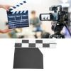 Professional Film Director Board for Filmmaking and Photography, Professional Movie Scene Clapboard Premium Density Board Movie Scene Clapboard with Built in Magnet(Black) view 2