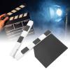 Professional Film Director Board for Filmmaking and Photography, Professional Movie Scene Clapboard Premium Density Board Movie Scene Clapboard with Built in Magnet(Black) view 3
