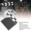 Professional Film Director Board for Filmmaking and Photography, Professional Movie Scene Clapboard Premium Density Board Movie Scene Clapboard with Built in Magnet(Black) view 4
