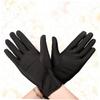 IMIKEYA 9pairs Elastic Spandex Gloves for Jewelry Inspection Breathable Performance Gloves Comfortable Etiquette Black for Art Handling and Electronics view 3