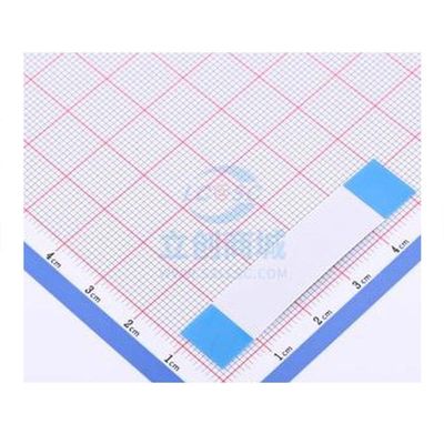 10 Pcs FFC Cable 0.5mm 20P Total Length 50mm Same-Direction Gold Finger 4mm Reinforcement Plate 8mm FFC/FPC Cable P=0.5mm 0.5mm JS05A-20P-050-4-8