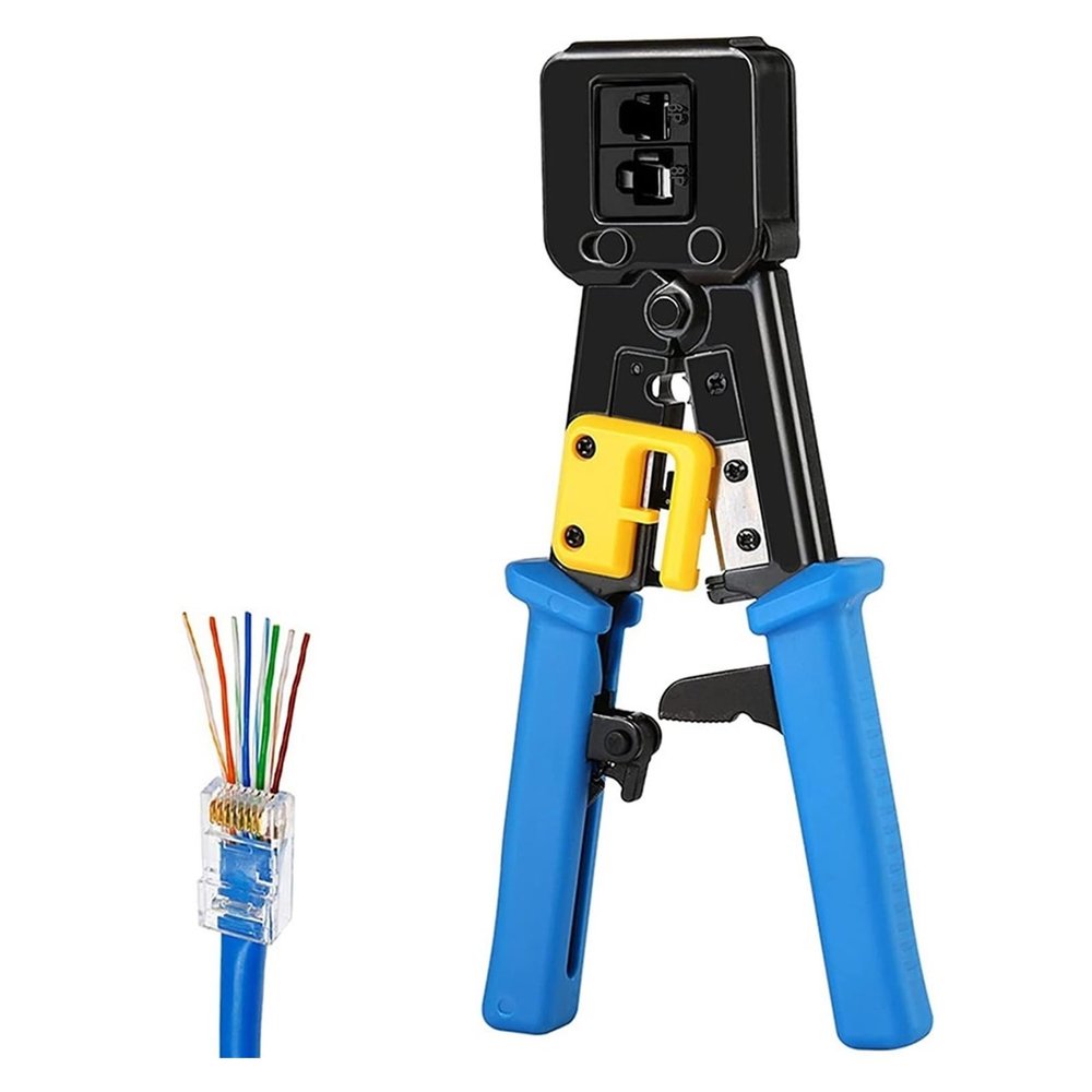 RJ45 Crimper Hand Network Tools Pliers RJ12 cat5 cat6 8p8c Cable Stripper Pressing clamp Tongs Clip Multi Function