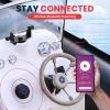 Pyle Marine Bluetooth Receiver Speaker Kit - Waterproof Audio Entertainment System Set w/Dual 6.5" Boat Speakers, Wireless BT Controller, Compact Handheld Broadcasting Microphone (Black) view 3