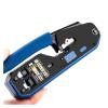 22 * 135mm Network Cable Crimping Pliers Ethernet Cord Wire Stripper for Cat5e Cat5 Rj45 Cat6 Rj11 Rj12 Connector Repair Tools view 1