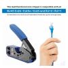 22 * 135mm Network Cable Crimping Pliers Ethernet Cord Wire Stripper for Cat5e Cat5 Rj45 Cat6 Rj11 Rj12 Connector Repair Tools view 4
