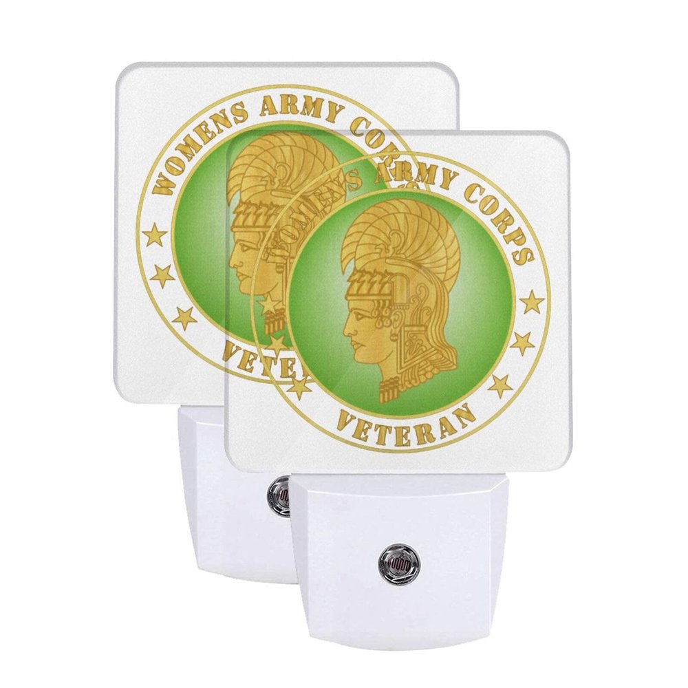 Qauirfe Womens Corps Veteran Night Light Set of 2 Home Decor