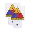 Qauirfe Us 2nd Armored Division Night Light Set of 2 Home Decor view 1