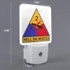 Qauirfe Us 2nd Armored Division Night Light Set of 2 Home Decor view 2