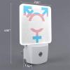 Qauirfe Transgender Symbol Pride Flag LGBT Night Light Set of 2 Home Decor view 2