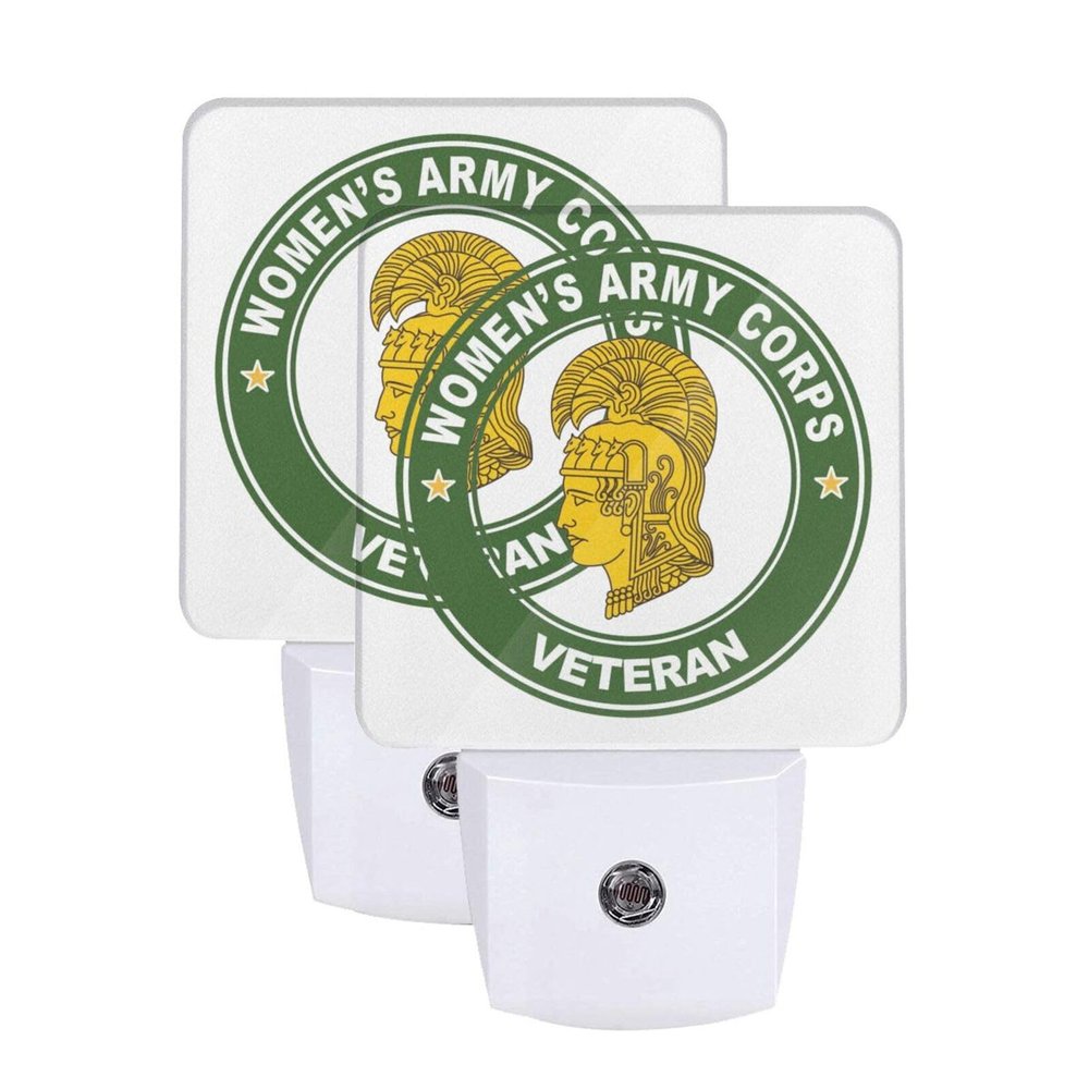 Qauirfe Womens Corps Veteran Night Light Set of 2 Home Decor