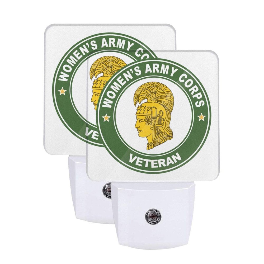 Qauirfe Womens Corps Veteran Night Light Set of 2 Home Decor