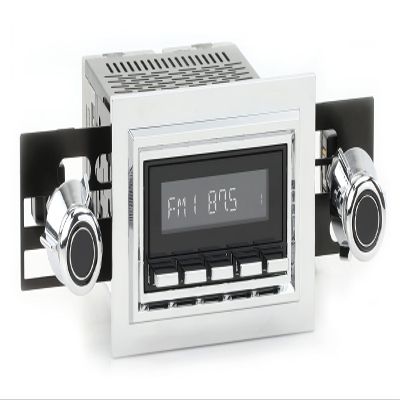 RetroRadio Compatible with 1965-68 Mercury Park Lane Features Include Bluetooth, AUX, AM/FM LABC-M1-121-55P-75PMC9