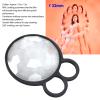 77mm Kaleidoscope Lens Semicircle Handheld Prism Handheld Split Diopter Lens Filter Semicircle Special Effects Semicircle Kaleidoscope Filter for SLR Photography view 2
