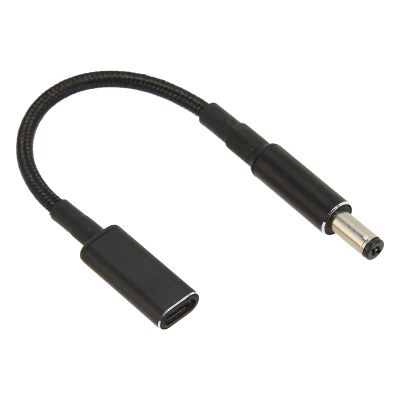 100W USB Type C Female to 5.5x2.1mm Male Power Adapter Cable with PD E forChip, Compact Portable for Home, Office, and Travel