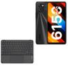 BoxWave Keyboard Compatible with Umidigi Power 7S - SlimKeys Bluetooth Keyboard with Trackpad, Portable Slim TouchPad - Jet Black view 1