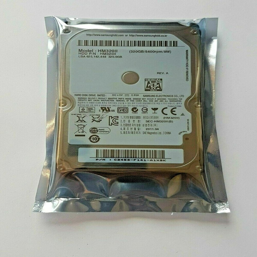 320 GB SATA-II HM320II 5400rpm 8MB Cache 2.5" Hard Drive