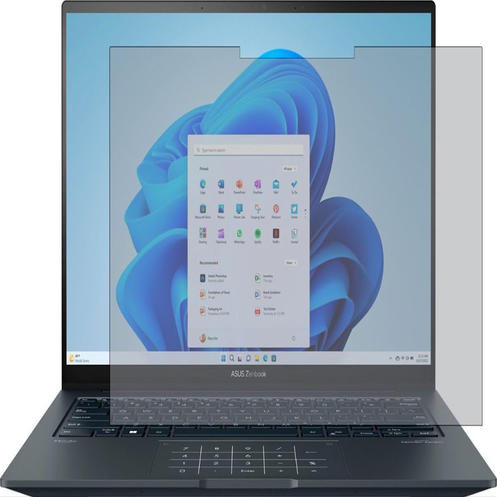 PcProfessional Screen Protector (Set of 2) Comptaible with ASUS Zenbook 14X 14.5 Touch Laptop Q410 Q420 High Clarity Anti Scratch