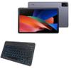 BoxWave Keyboard Compatible with TCL Tab 11 - SlimKeys Bluetooth Keyboard - with Backlight, Portable Slim LED 7 Colors - Jet Black view 1