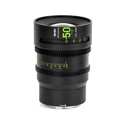 NiSi 50mm Athena Prime Full Frame Cinema Lens T1.9 (L Mount)