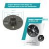 Leapiture 2PCS Treble Louderspeaker Horn Adapter Speaker Universal Treble Horn Adapter External Thread Speaker Adapter ABS for Speaker view 4