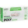 ForPro Professional Collection Disposable Poly Plastic Gloves, All-Purpose Food Safe Gloves for Cooking, Food Handling and Prep, Latex-Free, Non-Sterile, Clear, One Size, 500-Count view 2