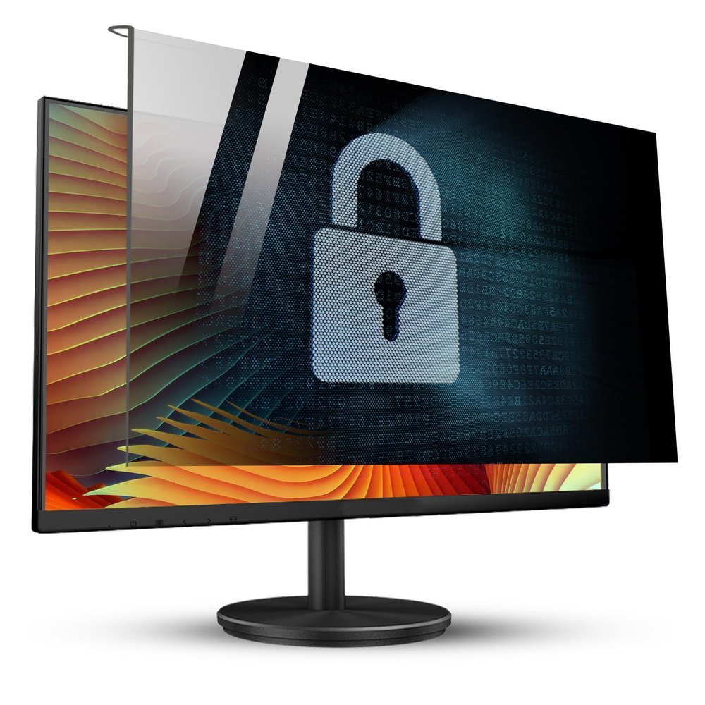 JC JCSKY 24 Inch Removable Computer Privacy Screen Filter for 16:9/16:10 Widescreen Computer Monitor, Eye Protection Anti Glare Blue Light,24" (16:9) (547mm*320mm)