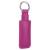 CaSZLUTION Microfiber Leather USB Flash Drive Case - Anti Lost USB Flash Drive Holder Protective Cover with Keychain, Small Portable Storage Carrying Case for USB Flash Drives (1PC, Hot Pink)