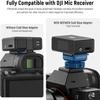 NEEWER 2PCS Cold Shoe Mount Adapter Compatible with DJI Hollyland Rode Wireless Lavalier Microphone Receiver, Anti Drop Mic Accessories with Retractable Pins, Metal Camera Cage Mount Adapter, UA030 view 2