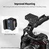 NEEWER 2PCS Cold Shoe Mount Adapter Compatible with DJI Hollyland Rode Wireless Lavalier Microphone Receiver, Anti Drop Mic Accessories with Retractable Pins, Metal Camera Cage Mount Adapter, UA030 view 3