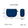 [2 Pack] easyBee Case Compatible with Jabra Elite 8 Active Gen 2 / Elite 10 Gen 2 / Elite 8 Active/Elite 10 Cover with 2 Keychain, Soft Silicone Shockproof Protective Kit - Black Blue view 4