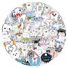 100Pcs Tooth Stickers for Kids, Vinyl Dental Stickers Tooth Fairy Stickers Decals for Laptop Water Bottle Bumper Luggage Computer Skateboard Snowboard view 1