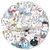 100Pcs Tooth Stickers for Kids, Vinyl Dental Stickers Tooth Fairy Stickers Decals for Laptop Water Bottle Bumper Luggage Computer Skateboard Snowboard view 2