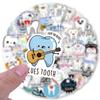 100Pcs Tooth Stickers for Kids, Vinyl Dental Stickers Tooth Fairy Stickers Decals for Laptop Water Bottle Bumper Luggage Computer Skateboard Snowboard view 4