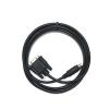 AK-FX for FX-Series Connecting to Display Touch Panel SA,SK,AK-Series PLC Communication Cable Black Length 5 Meters view 1
