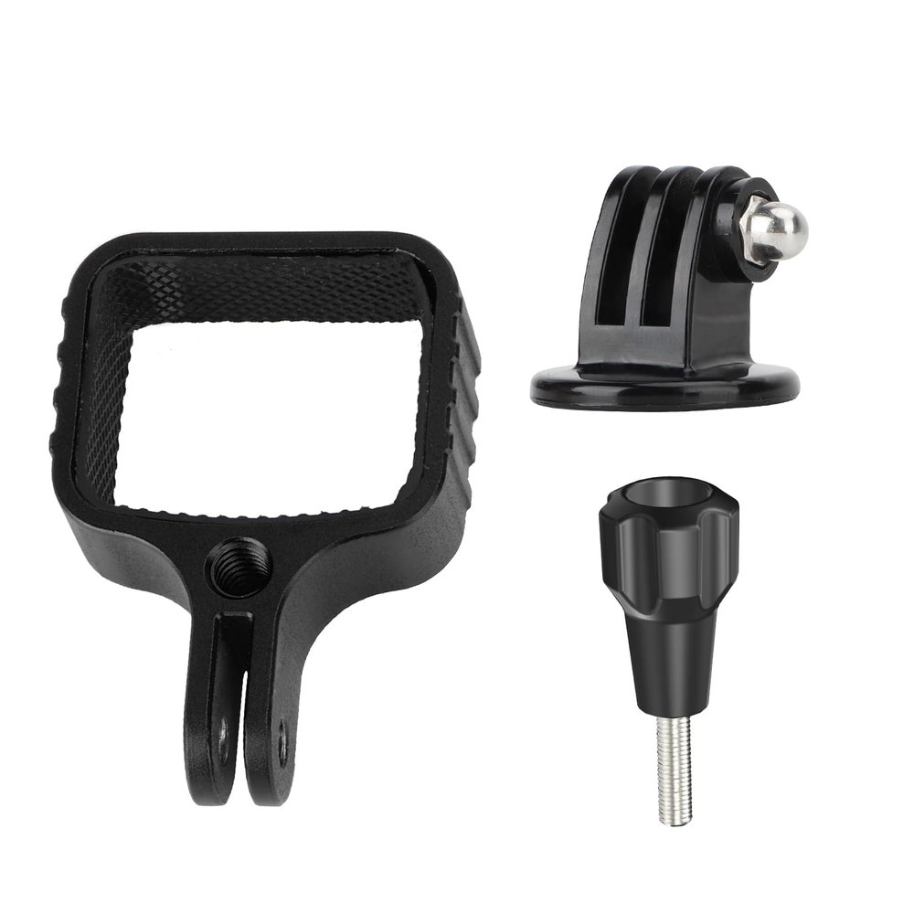 PALUMMA Sports Camera Bracket, for DJI OSMO Pocket 3, Metal Mount Adapter Gimbal Head Camera Portable Outdoor Accessories (Black)