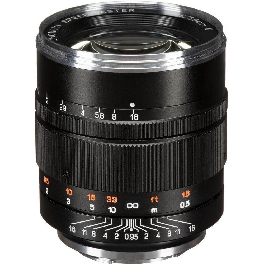 Zhongyi Mitakon Speedmaster 50mm f/0.95 III Full Frame Lens for Sony FE Mount Camera