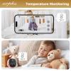 ARPHA 1080P Indoor Security Camera, WiFi Camera for Baby Monitor, PIR Motion Detection Temp Monitoring, One Touch Call Two Way Talk, Night Vision 355 Pan, Night Lamp Alarm Clock view 4