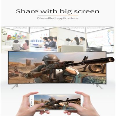 RKEBK G28 2.4G Wireless WiFi Mirroring Cable Adapter 1080P Display Dongle for Phone